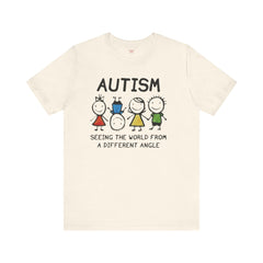 Autism Awareness Unisex T-Shirt - Colorful Kids Design