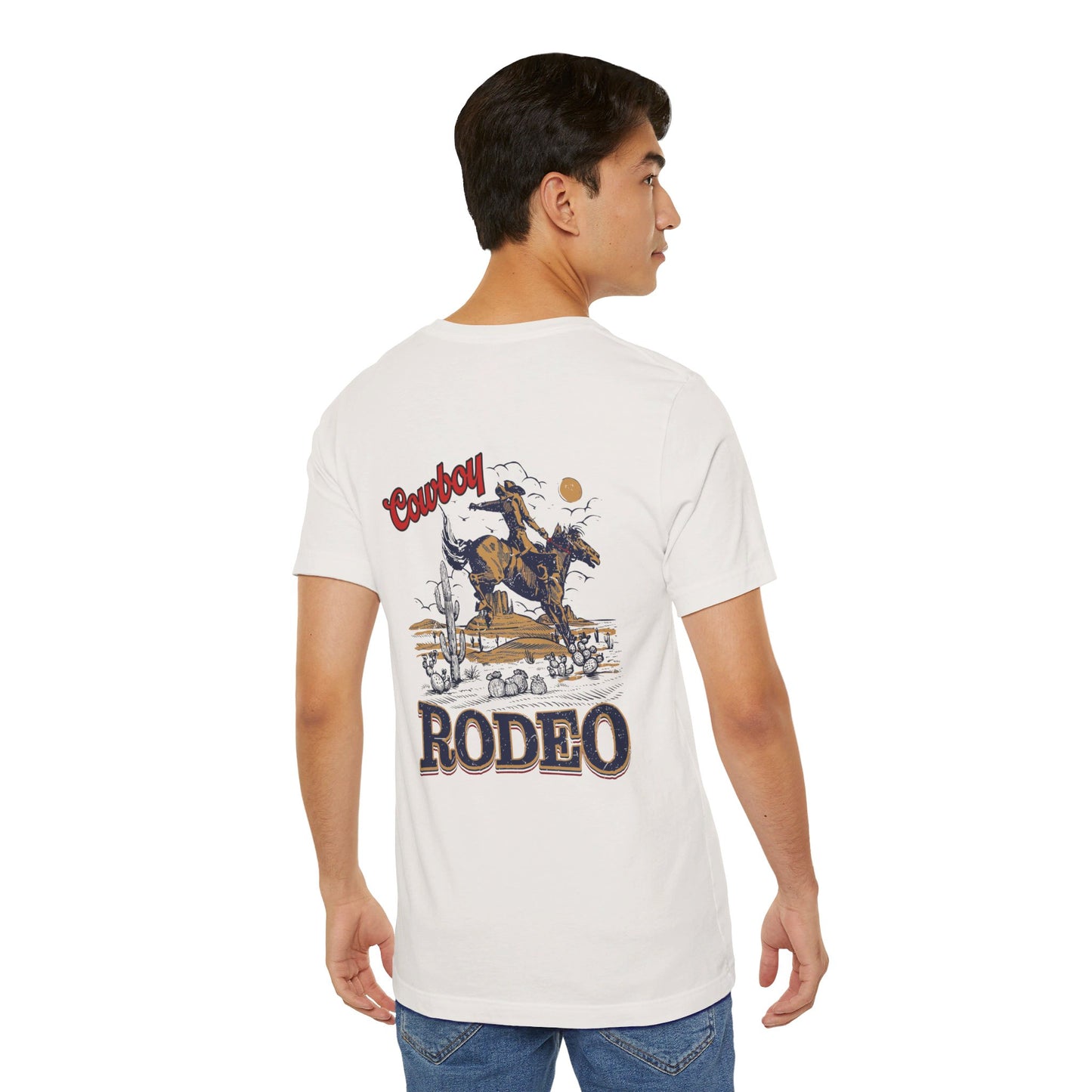 Cowboy Rodeo Vintage Style Graphic TShirt