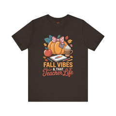 Fall Vibes Teacher Life T-Shirt