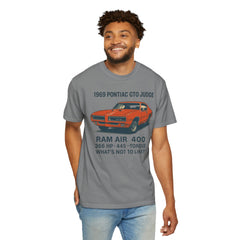 Retro Pontiac 1969 GTO Judge - Unisex Comfort Colors Garment Dyed T-Shirt