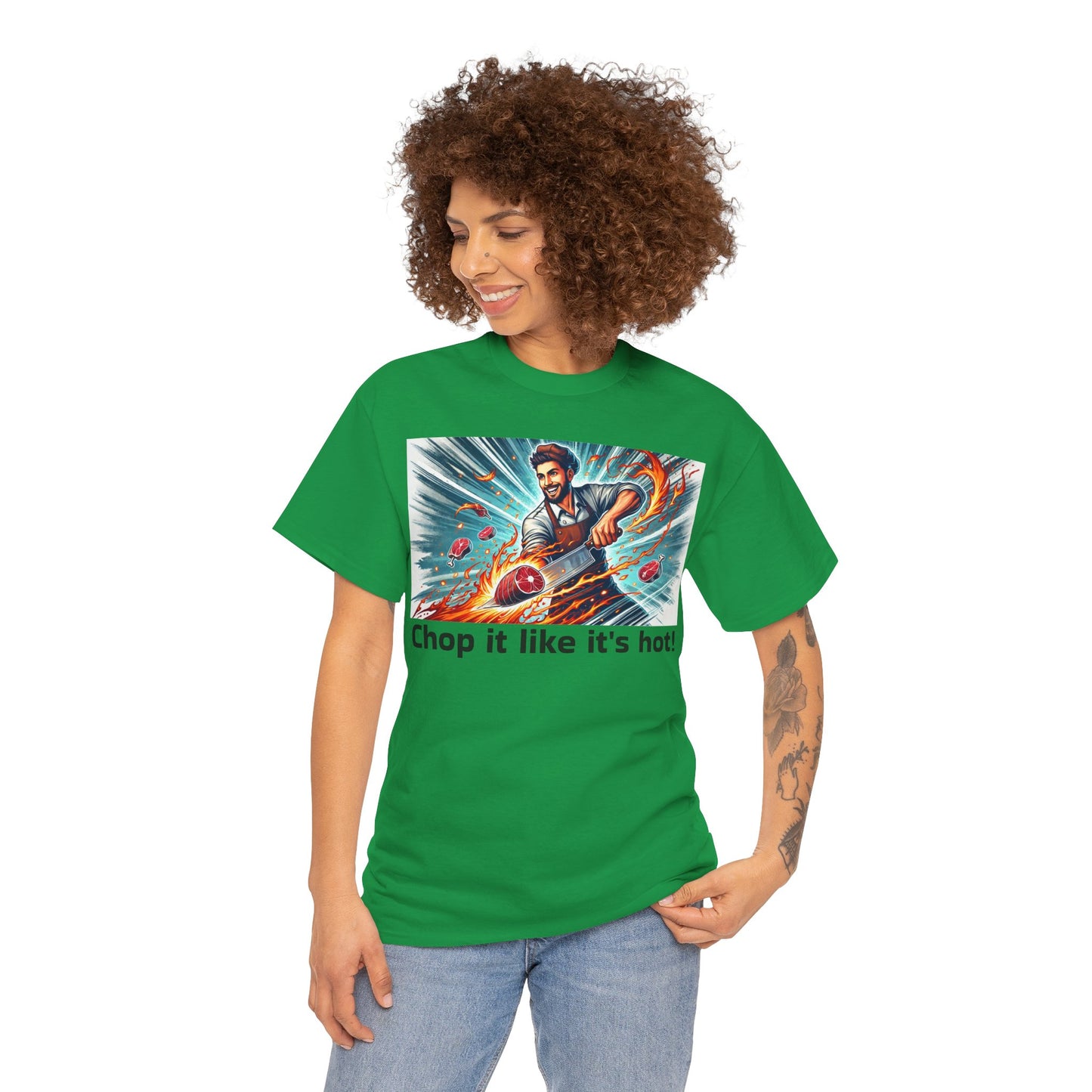 Butcher Chop it like it's hot! - Graphic Unisex Tee