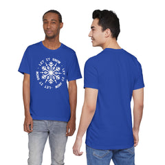 Let It Snow Snowflake T-Shirt — Christmas Winter Tee
