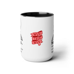 Wuv True Wuv / The Clergyman / Princess Bride / 80s Movies / Two-Tone Mugs, 15 oz. mug / Unique Fan Gift / Film Quote / Gift for him