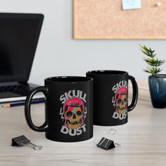 Skull Dust Gothic Black Mug