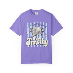 Be A Timothy T-Shirt — Retro Raccoon Graphic Tee ("In a World of Boring")