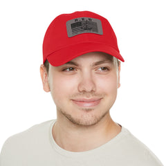 RED Friday unisex ball cap with Leather Patch (Rectangle)