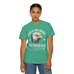 Your Home Town Personalized Eagle T‑Shirt — "Small Town, Big Heart"