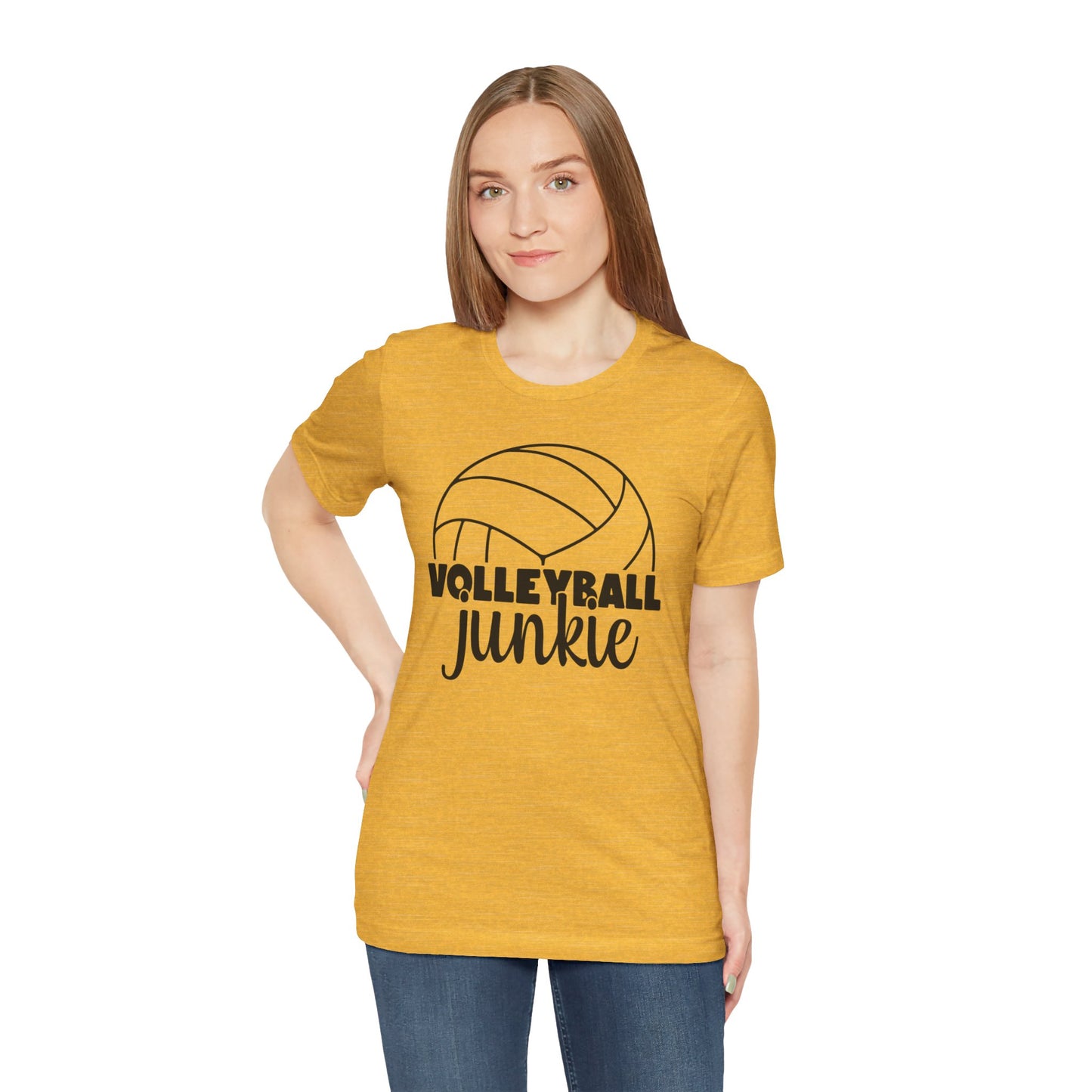 Volleyball Junkie T Shirt,Volleyball t-shirt,spike shirt,volleyball gift,sports tee,team shirt,player gift,coach gift,Love Volleyball,Spike