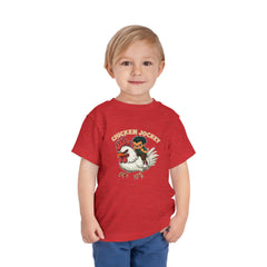 Toddler Chicken Jockey Tee - Fun Minecraft Animal T-Shirt for Kids