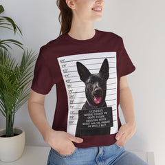K9 Mugshot Personalized with your Dog T-Shirt