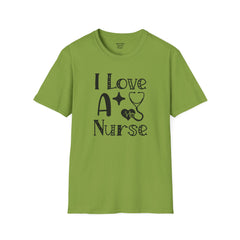 I Love A Nurse - Unisex Softstyle T-Shirt | Nurse Awareness,Gift For Him,Scrubs Lover,Hospital Staff,Gift For Her,RN, Registered Nurse