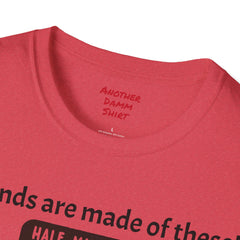 Leg Amputee Humor - Unisex Softstyle T-Shirt / Running a Marathon / One Leg Humor / Awards Medal / Funny Story / One Leg Warrior