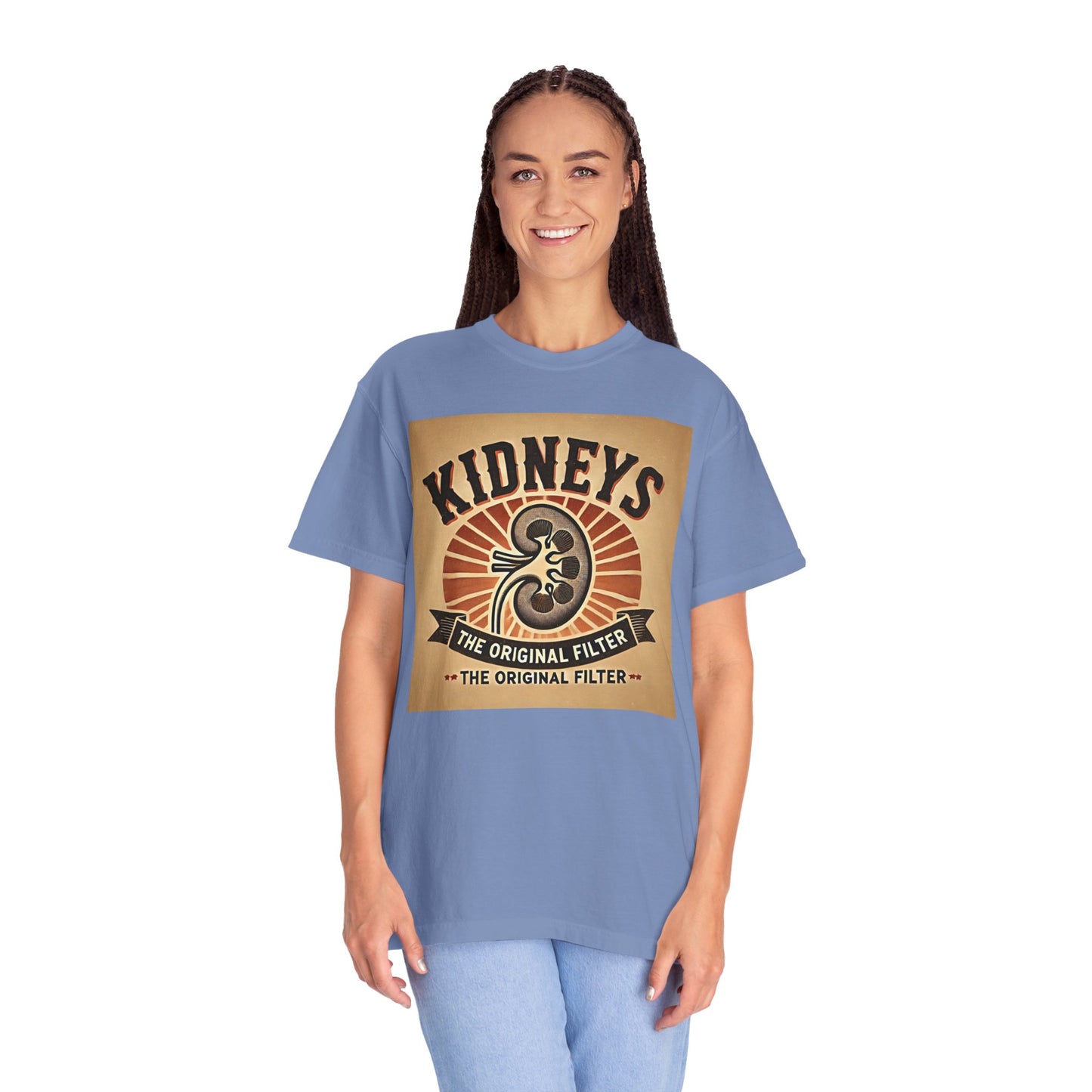 Kidneys The Original Filter, Graphic Unisex Garment-Dyed T-shirt