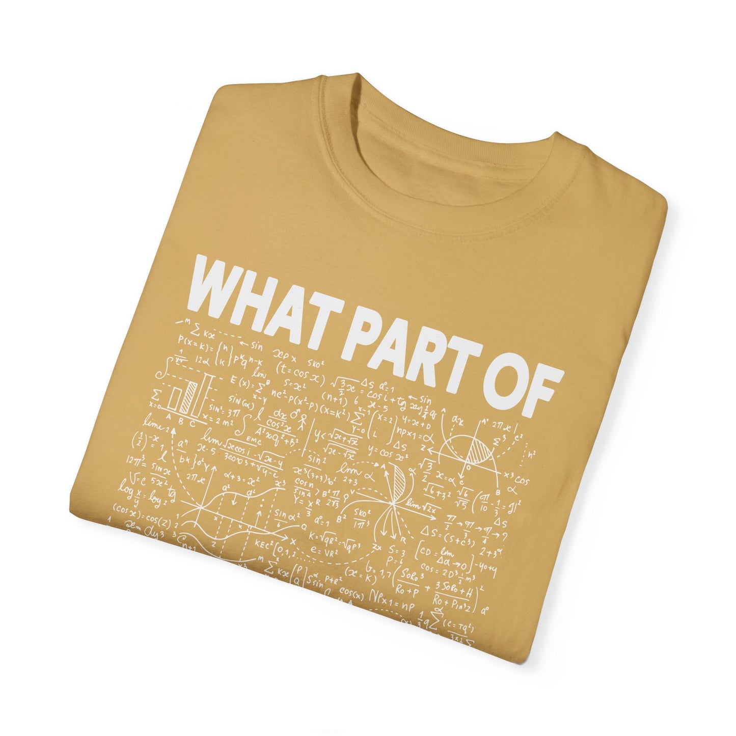 What Part of Calculus Don't You Understand, Comfort Colors Unisex Garment-Dyed T-shirt