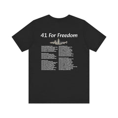 41 For Freedom FBM Fleet Ballistic Missile Submarine Unisex Jersey Short Sleeve Tee