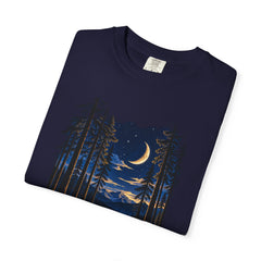 Moonlit Forest T-Shirt – Nature Lover Camping Shirt