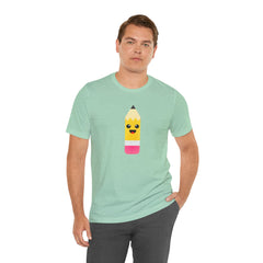 Emoji TEACHER PENCIL- Graphic Unisex Jersey Short Sleeve Tee
