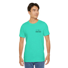 Dog Dad T-Shirt — Personalized Your Dog Image  Tee (Custom Name)