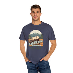 Grand Teton National Park Graphic, Comfort Colors Soft Relaxed Fit Unisex Garment-Dyed T-shirt