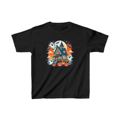 Ghost Friendly Haunted House  - Kids Heavy Cotton™ Tee