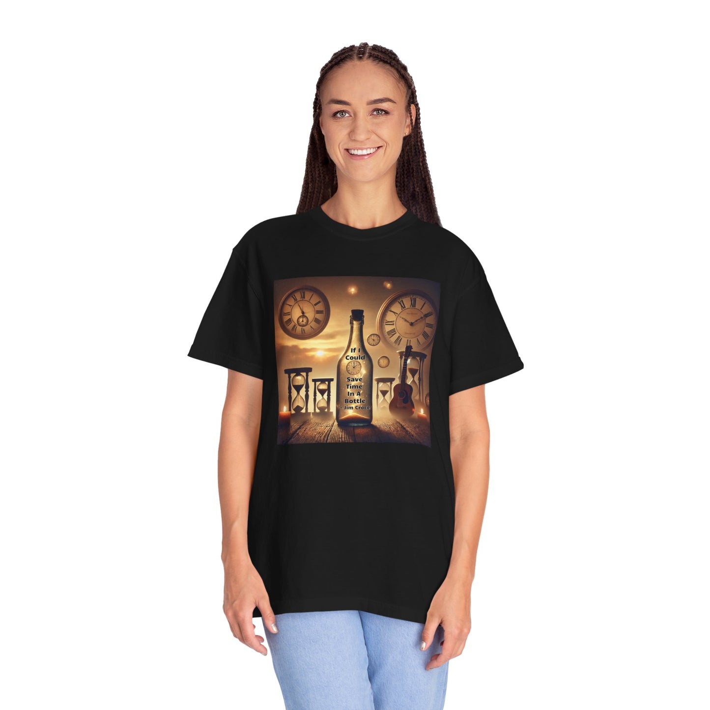 If I Could Save Time In A Bottle Graphic Comfort Colors Unisex Garment Dyed T-shirt