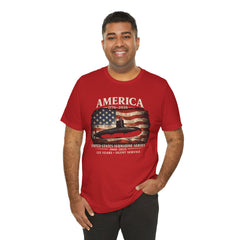 America 250th Submarine 125th Flag T-Shirt — Vintage USA Military Tee