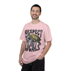 Respect the Locals T-Shirt — Sea Turtle Conservation Graphic Tee