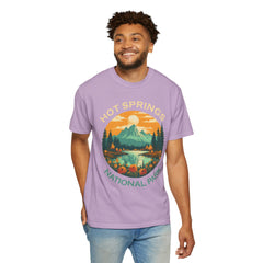 Hot Springs National Park Graphic, Comfort Colors Soft Relaxed Fit Unisex Garment-Dyed T-shirt