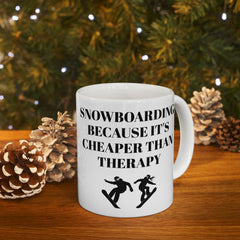 Snowboarding Therapy - Ceramic Mug