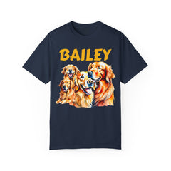 Comfort Colors Dog TShirt,Gift For Him,Use Your Own Dog Pictures,Dogs Name Tee,Gift For Her,Personalized Pet Shirt,Dog Lover Tee,Womens Tee