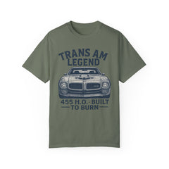 Retro Pontiac 1971 Trans Am High Output -455 Unisex Comfort Colors Garment Dyed T-Shirt
