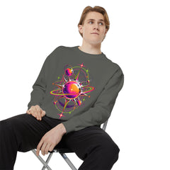 Cosmic Orbit Sweatshirt — Neon Planet Graphic Pullover