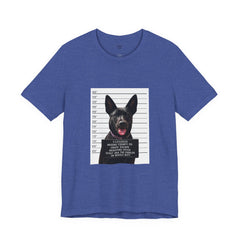 K9 Mugshot Personalized with your Dog T-Shirt