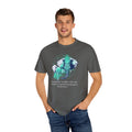 Elephant Portrait of Wrinkles - Unisex Garment-Dyed T-shirt