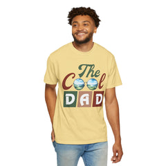 THE COOL DAD, sunglasses graphic, Comfort Colors 1717, unisex garment-dyed t-shirt, retro sunglasses tee, gift for him, Birthday gift tee, Vintage graphic tee, shiny shades Tee, Fathers Day Shirt