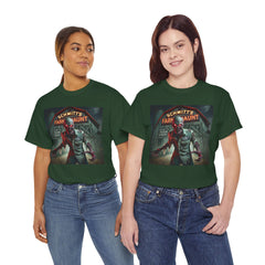 ZOMBIE STAFF WORKER! Graphic Unisex Heavy Cotton Tee