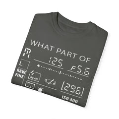 CAMERA DISPLAY, Graphic Unisex Garment-Dyed T-shirt