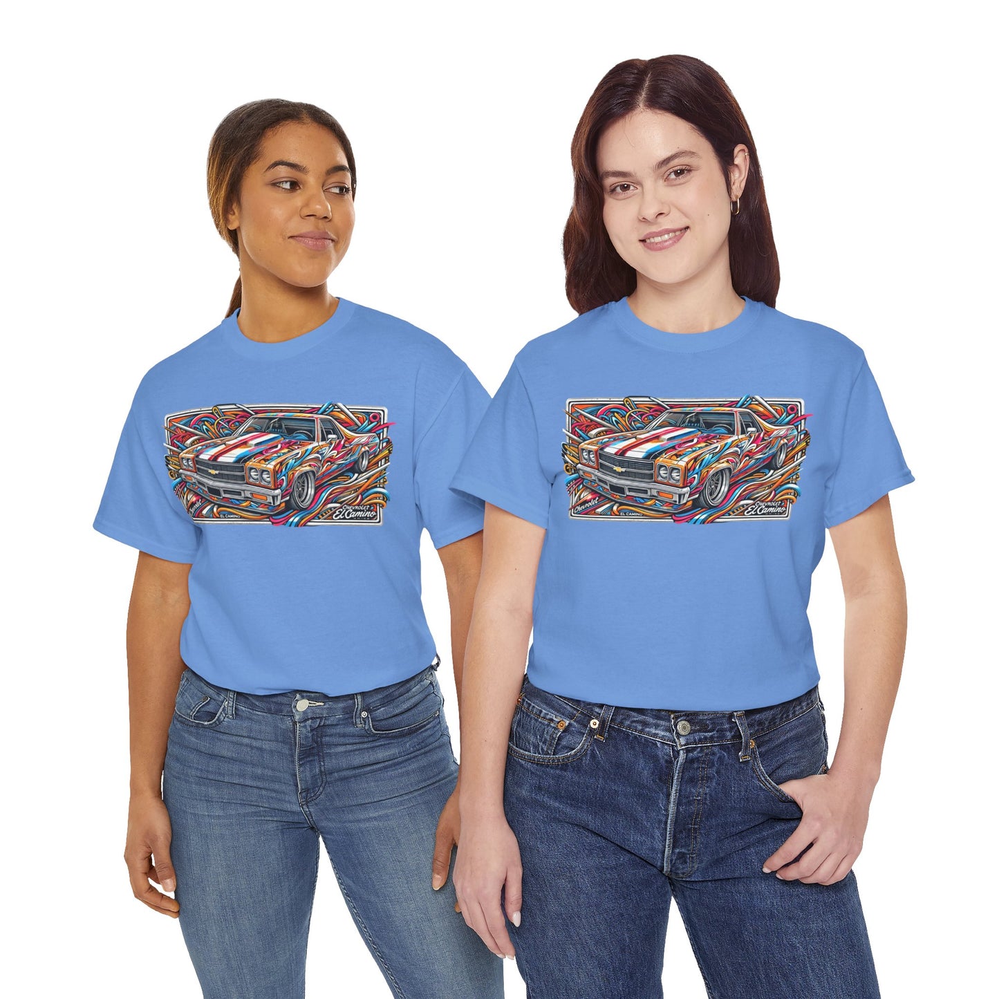 Graffiti Mania Chevrolet El Camino Graphic - Unisex Heavy Cotton Tee