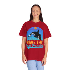 Save The Sea Pandas Comfort Colors Unisex Garment-Dyed T-shirt
