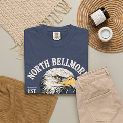 Your Home Town Personalized Eagle T‑Shirt — "Small Town, Big Heart"