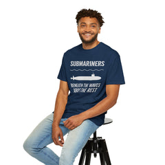 Submariners T‑Shirt — “Beneath the Waves Above the Rest” Navy Crew Tee