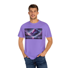 Prince Inspired Purple Rain Mural Graphic - Unisex Comfort Colors Shirt