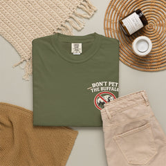 Wyoming Funny Roadtrip T-Shirt — "Three Things You Don’t Do in Wyoming" Adventure Tee