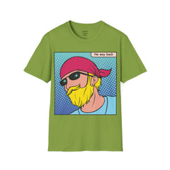 NO WAY BACK  Sunglass Wearin Pop Art Dude Unisex Softstyle T Shirt