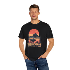 Yellowstone National Park Graphic, Comfort Colors Soft Relaxed Fit Unisex Garment-Dyed T-shirt