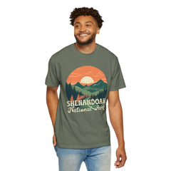 Shenandoah National Park Graphic, Comfort Colors Soft Relaxed Fit Unisex Garment-Dyed T-shirt