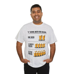 T-Shirt -  "A" School Math for Sailors Funny Beer Graphic Tee