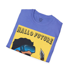 Hallo Future Pop Art Guy Unisex Softstyle T-Shirt