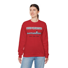 Bolder Font MERRY  CHRISTMAS Submarine Brotherhood -Unisex Crewneck Sweatshirt