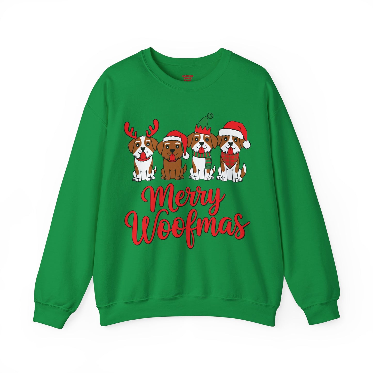 Merry Woofmas- Unisex Heavy Blend™ Crewneck Sweatshirt